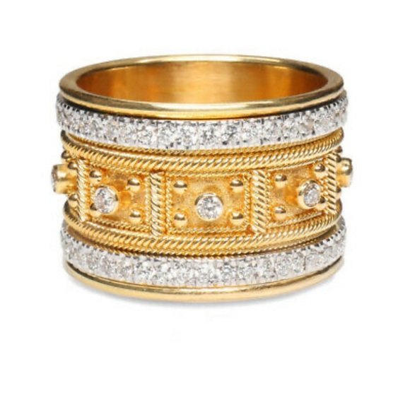 New luxury 18k gold plated Ring - Picture 5 of 8